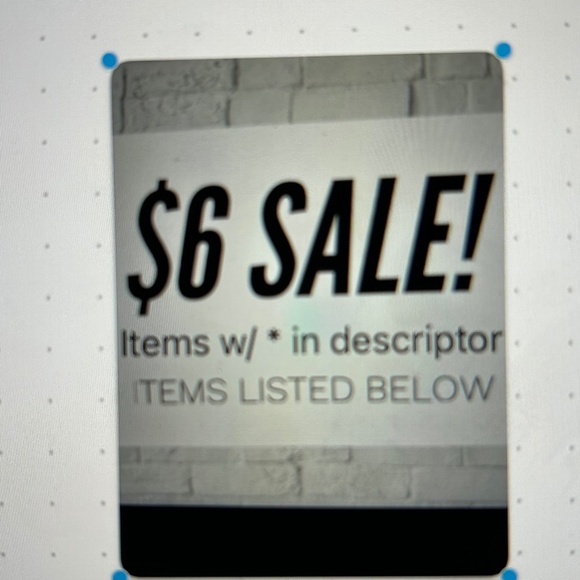 $6 items w/a * in description line - Picture 1 of 1